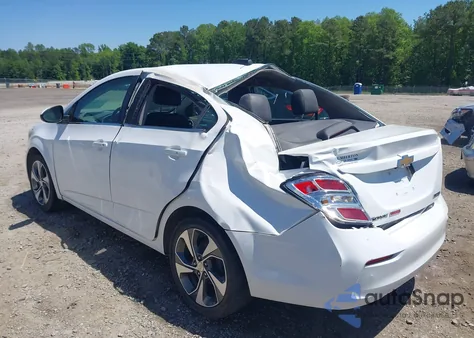 2017 Chevrolet Sonic Premier Auto из США, поврежденный, VIN 1G1JF5SB5H4101112